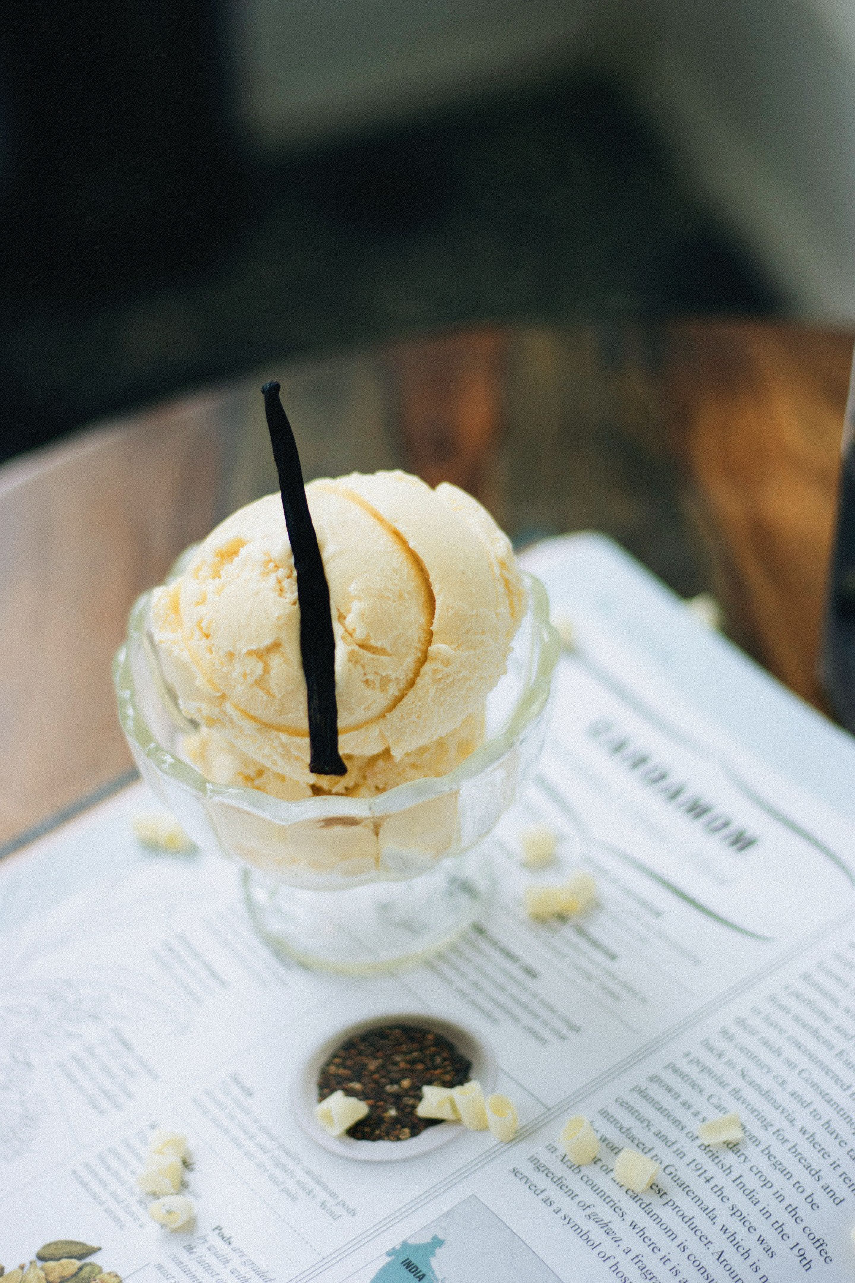 Glace à la vanille — Vanilla & Spices